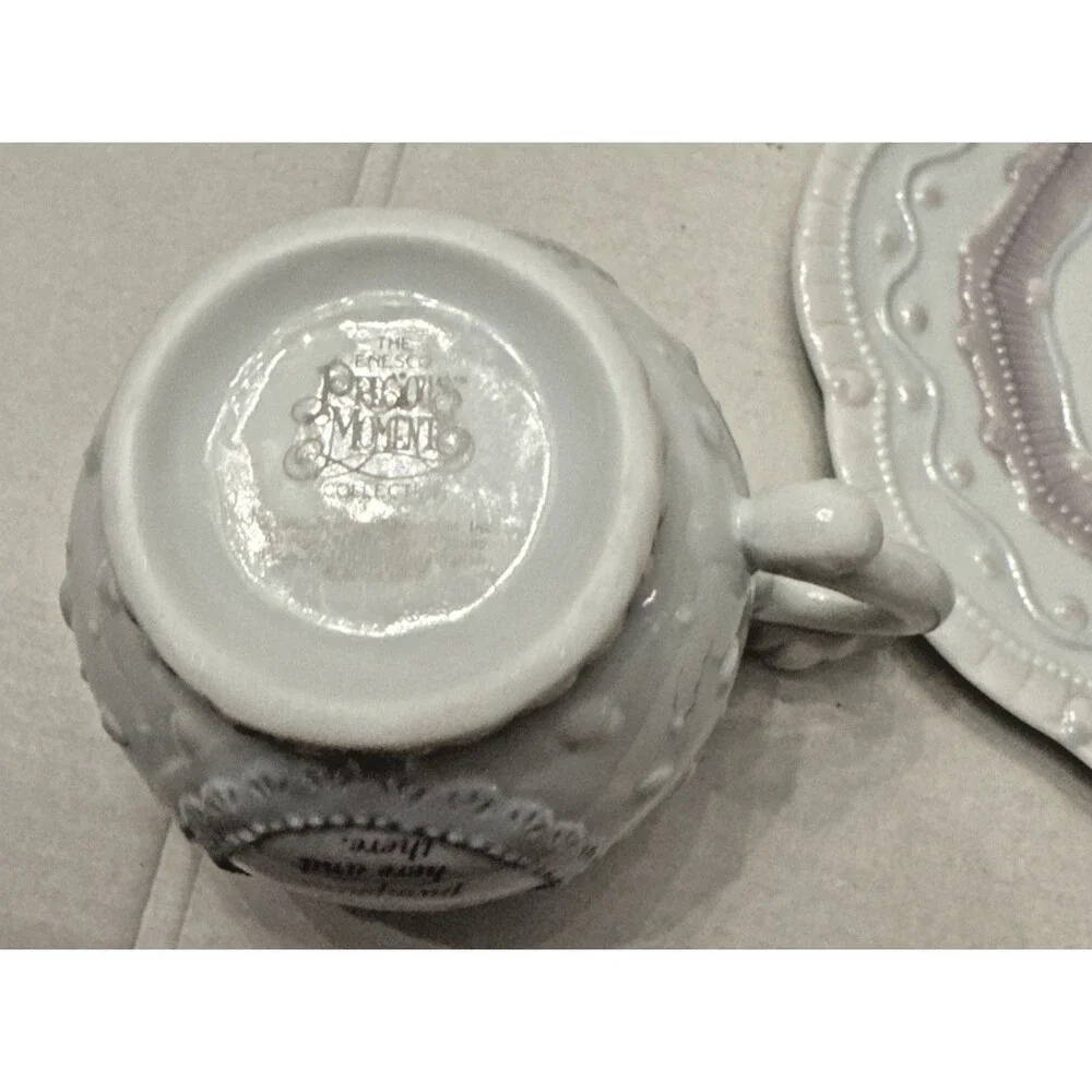 Enesco 1994 Precious Moments Collection October Teacup Saucer Set NEW